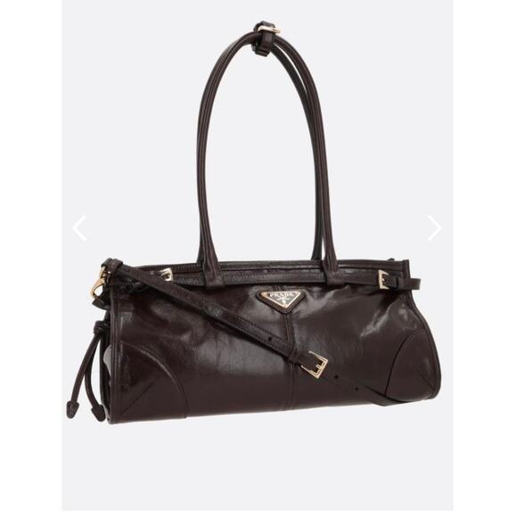 【関税&送料込】Prada Medium Handbag In Soft Lux Leather Prada | Bags | Prada Medium Soft Lux Leather Bag Moro Dark